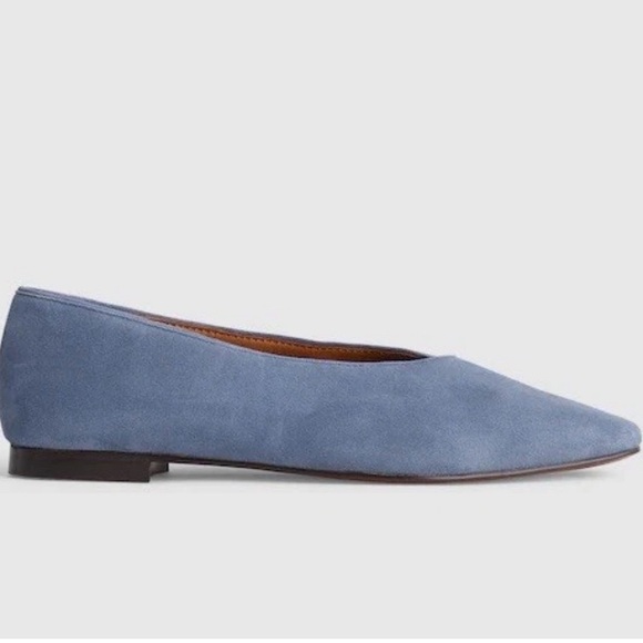 MADEWELL The Mylie Ballet Flat in Basalt Blue Size 9.5 NWOB $128 NX050 - Picture 2 of 6